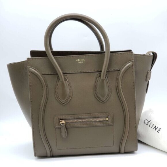 CELINE Micro Luggage Calfskin Hand Bag 733-892022 - Picture 1 of 15